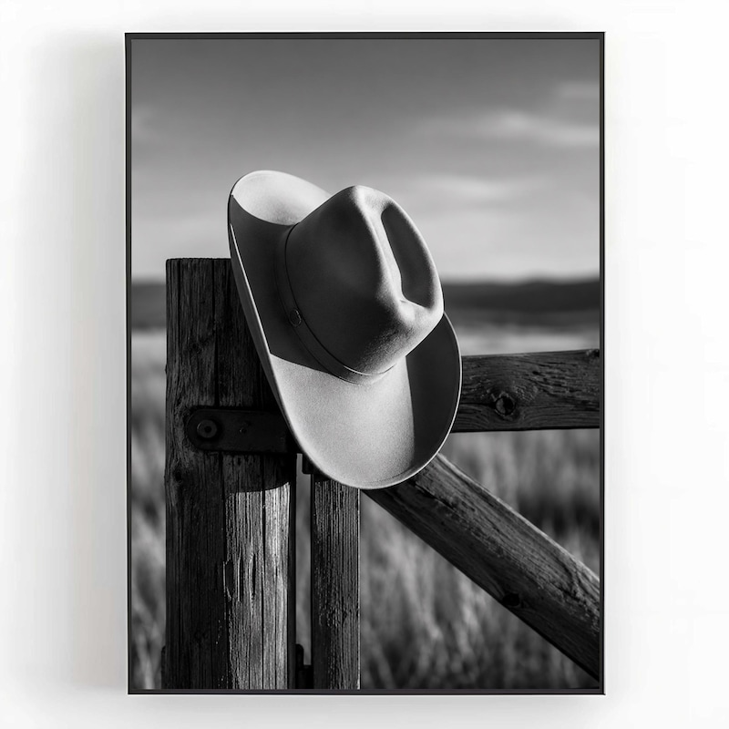 Cowboy Hat Styles Poster - Etsy