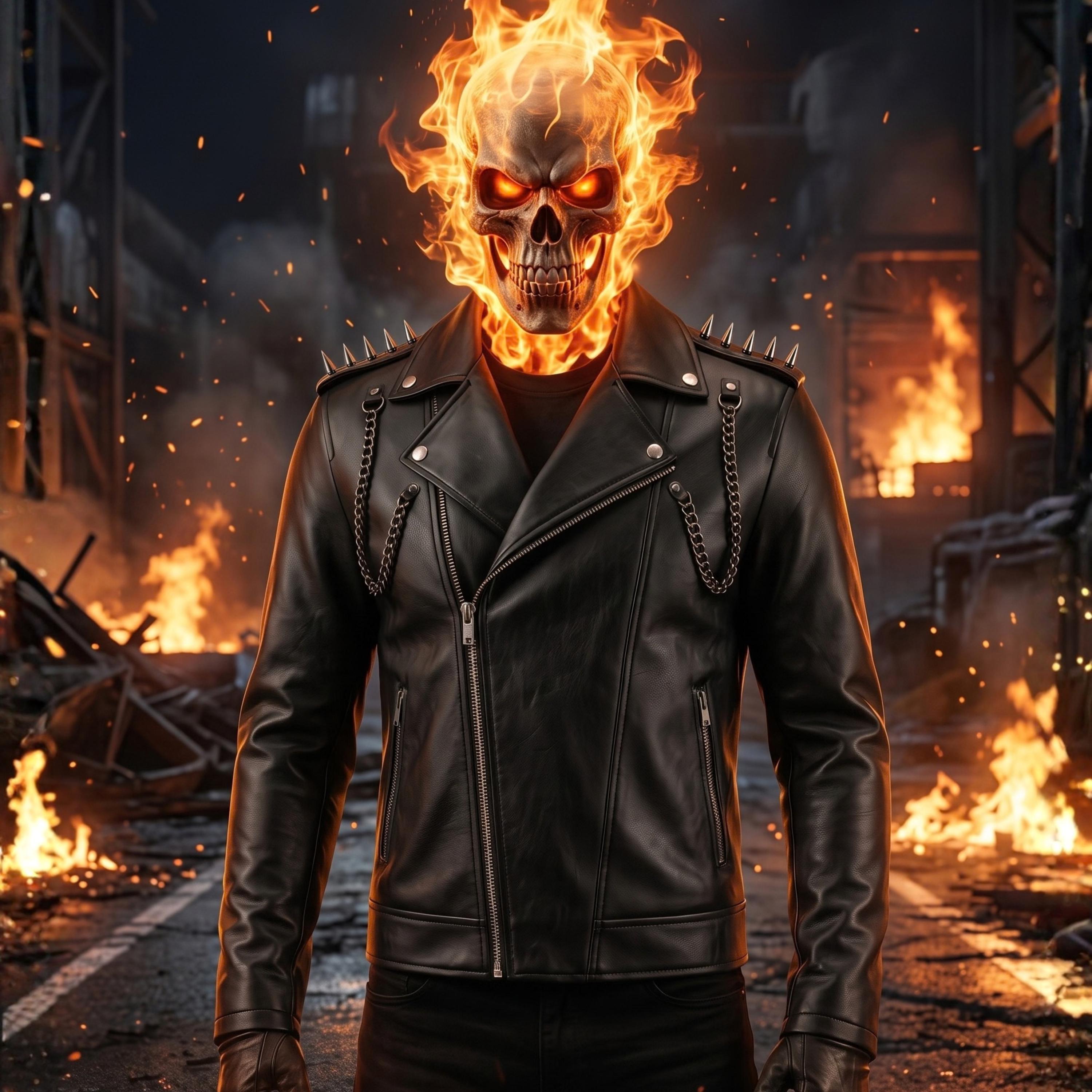 Ghost Rider Jacket - Etsy