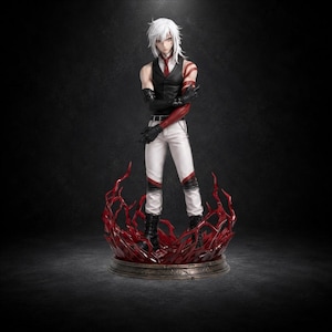 Allen Walker STL File | Crown Clown Anime Figure | 3D Print | Innocence Warrior Resin Statue | Digital Download