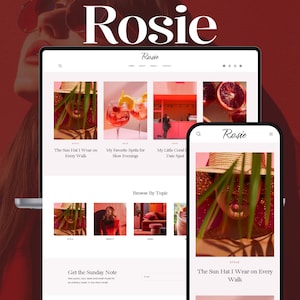 Feminine WordPress Theme | Kadence Child Theme for Lifestyle | Beauty and Fashion Blog Template