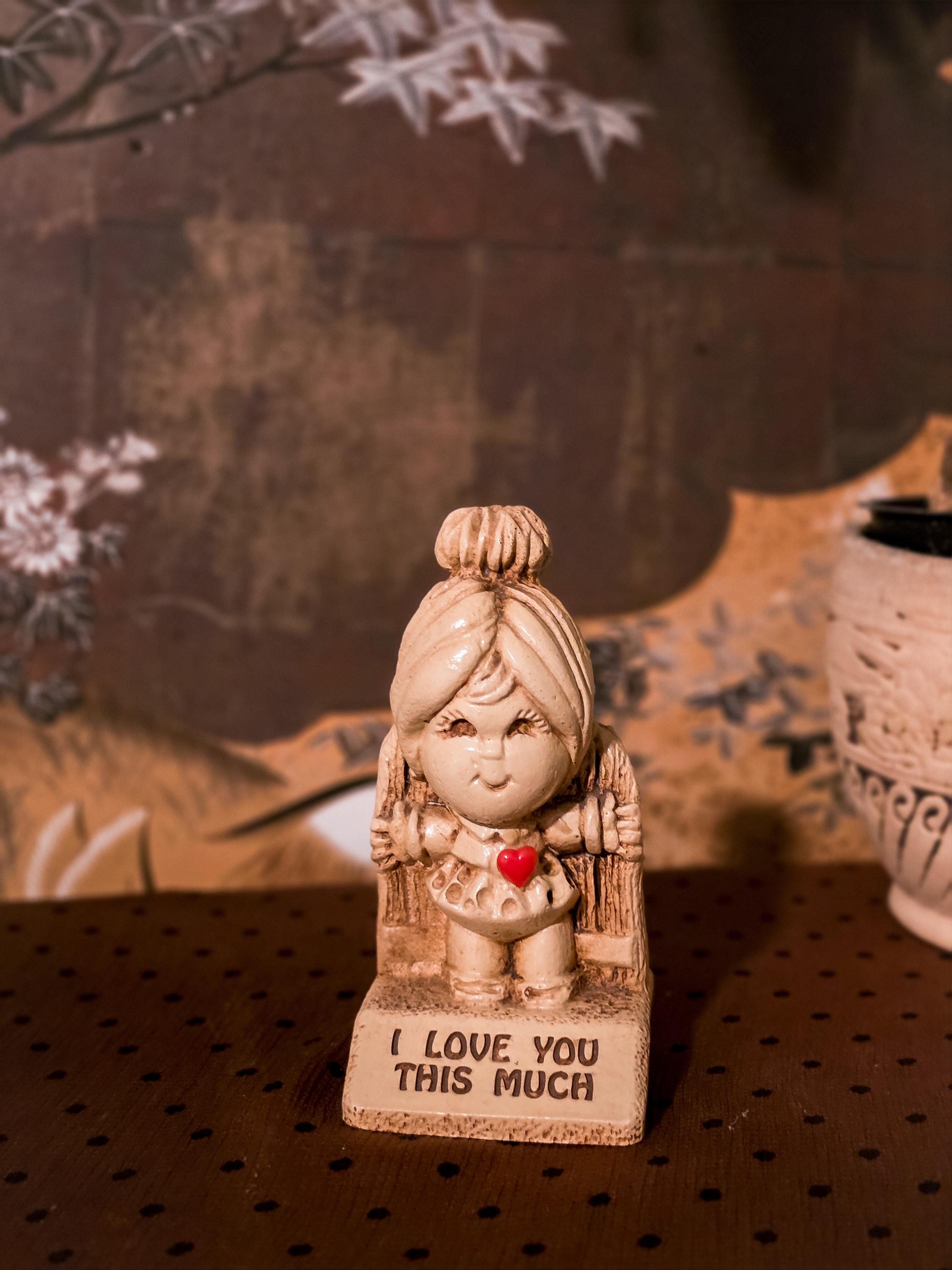 I Love You This Much Figurine - Etsy