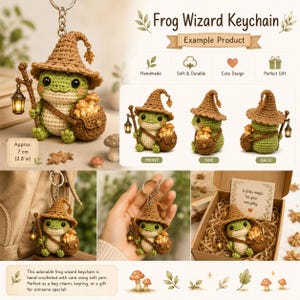 Lesezeichen mit Froschmotiv (Aquarell, zum Ausdrucken) | Niedliches Frosch-Zauberer-Lesezeichenset | Geschenkidee im Landhausstil für Leseratten | Wald-Lesezeichen im Fantasy-Stil | PDF-Download