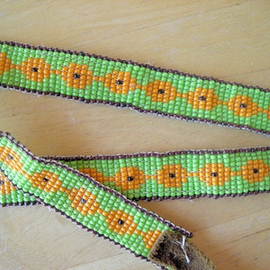 Hand-beaded HAT BAND