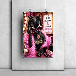 Black Cat Print - Eau de Drama