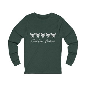 Chicken Mama Long Sleeve Shirt, Chicken Mom Gift, Farm Girl Gift, Homesteader Shirt, Homesteader Gift, Chicken Lover Shirt, Chicken Shirt