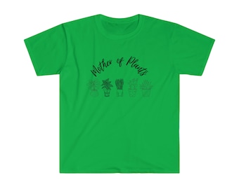 Pflanzenmutter T-Shirt, Plant Mom Shirt, Pflanzenliebhaber Shirt, Lustiges Pflanzen Shirt, Gärtner Shirt, Plant Lady Shirt, Plant Lady Geschenk