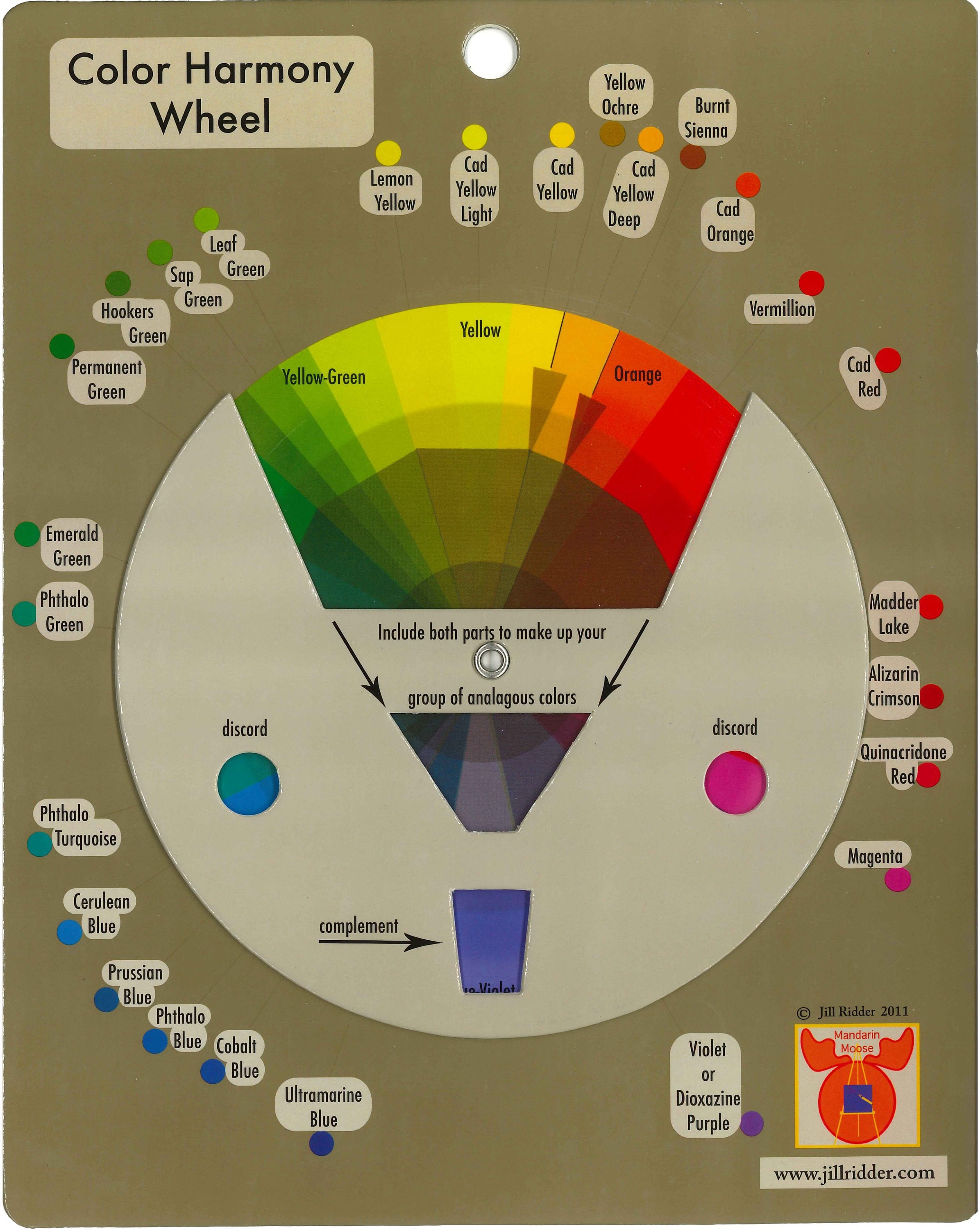 Color Harmony Wheel - Etsy