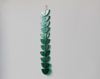 SARTA #36 // stained glass decor, window decor, wall hanging, modern stained glass, minimal stained glass