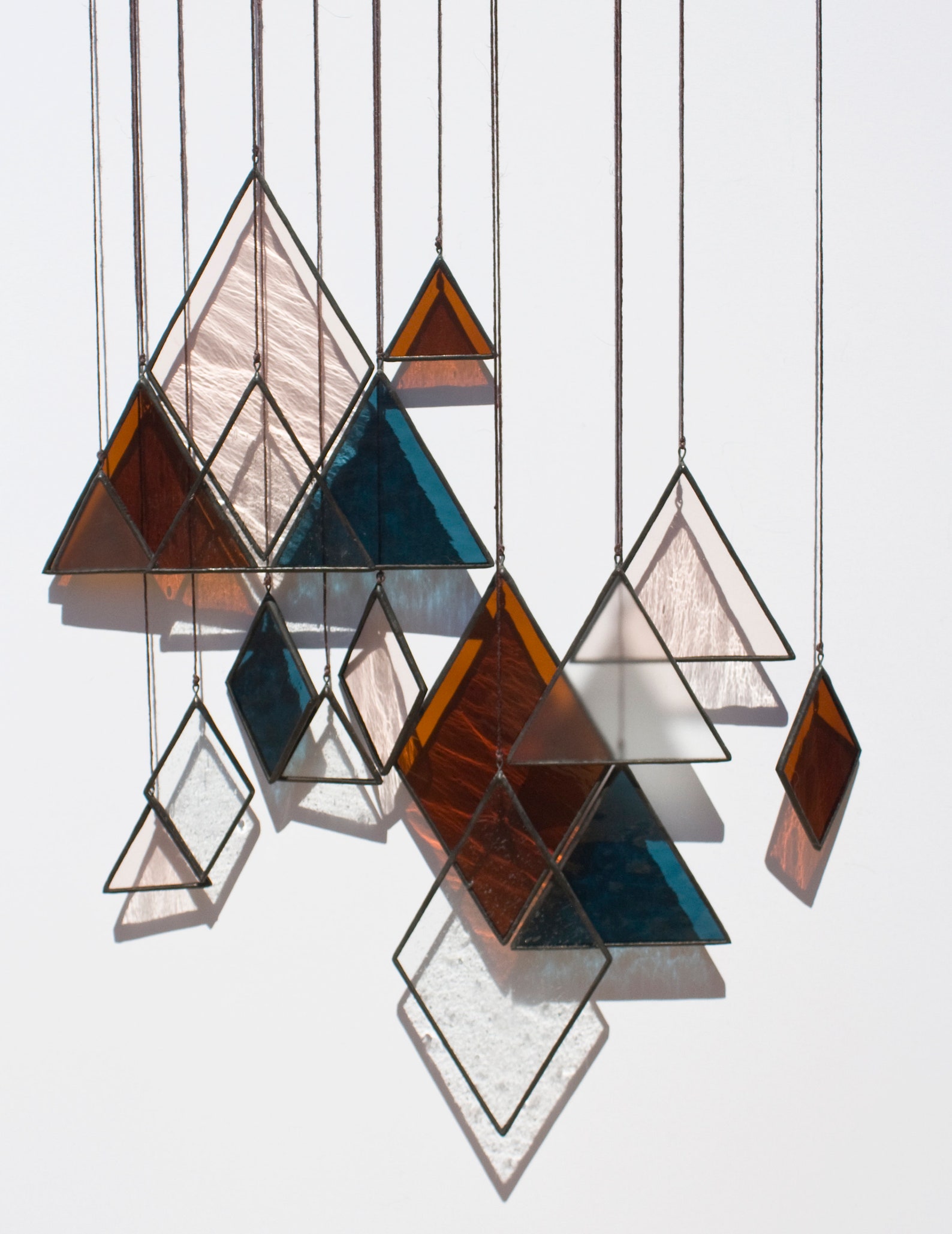 Stained Glass Elements set of 17 // Window Hanging Wall Etsy