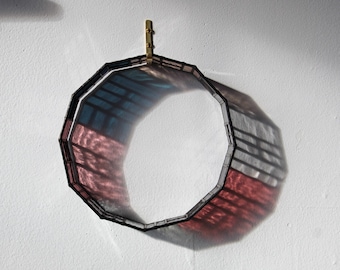 NEON #5 // stained glass wall art