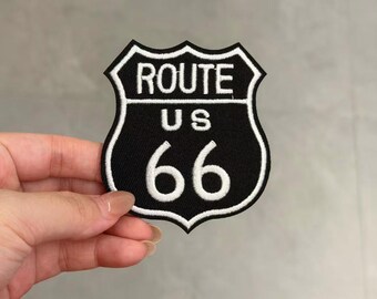 Red Black Gothic Lightning Letter Embroidered Patch, Iron‑on Rock Music Style Applique for Clothing Decoration.