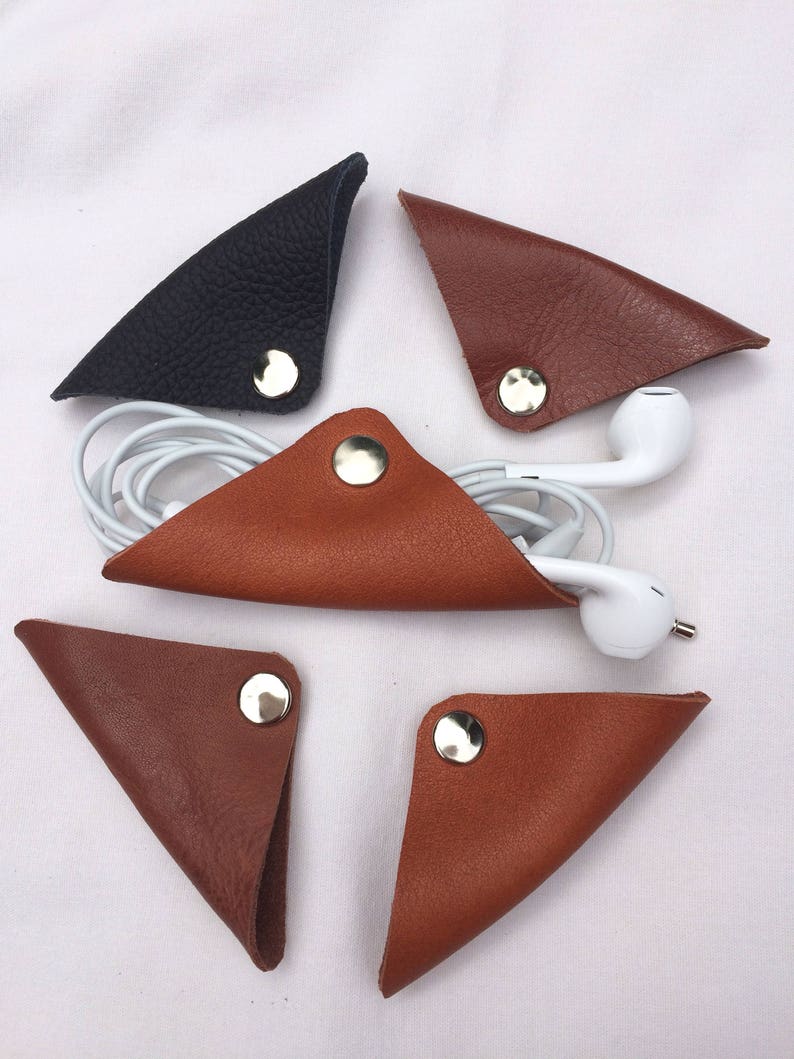 Leather Cord Wrap Cord Holder for Headphones,Charger Power Cord