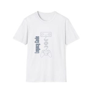 Legacy Code T-Shirt | Retro Game Controller DNA Design image 2