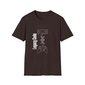 Legacy Code T-Shirt | Retro Game Controller DNA Design image 5