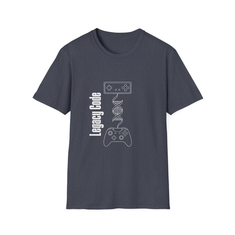 Legacy Code T-Shirt | Retro Game Controller DNA Design image 7