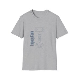 Legacy Code T-Shirt | Retro Game Controller DNA Design image 4