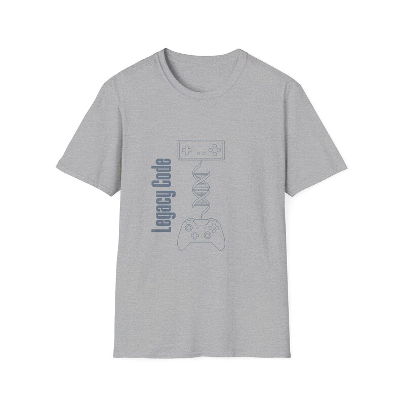 Legacy Code T-Shirt | Retro Game Controller DNA Design image 4