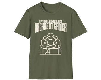 Backseat Gamer-t-shirt | T-shirt med grafik för valfri kontroll