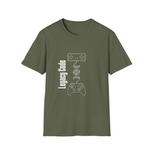 Legacy Code T-Shirt | Retro Game Controller DNA Design image 6