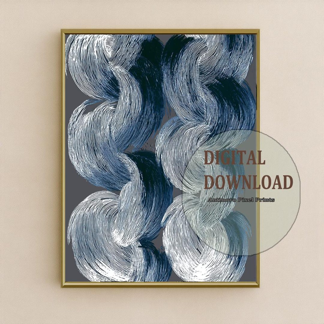 Abstract Neutral Printable Wall Art | Modern Boho Farmhouse Decor ...