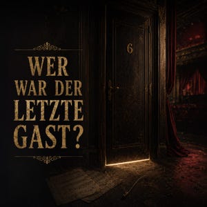 Ostatni gość – gra kryminalna z 11 000 podejrzanych | Teatralna gra detektywistyczna dla dorosłych | Gra kryminalna w formacie PDF | Tablety są idealne | Niemiecki