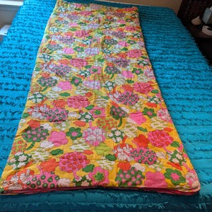 Vintage 70s Sleeping Bag - Etsy