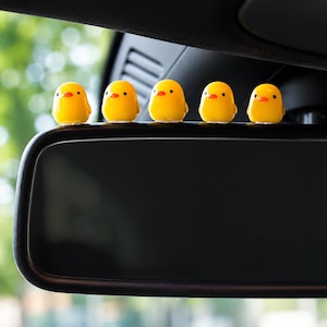 Mini Resin Ducks, Kawaii Car Dashboard Decor, Fairy Garden Miniatures Set