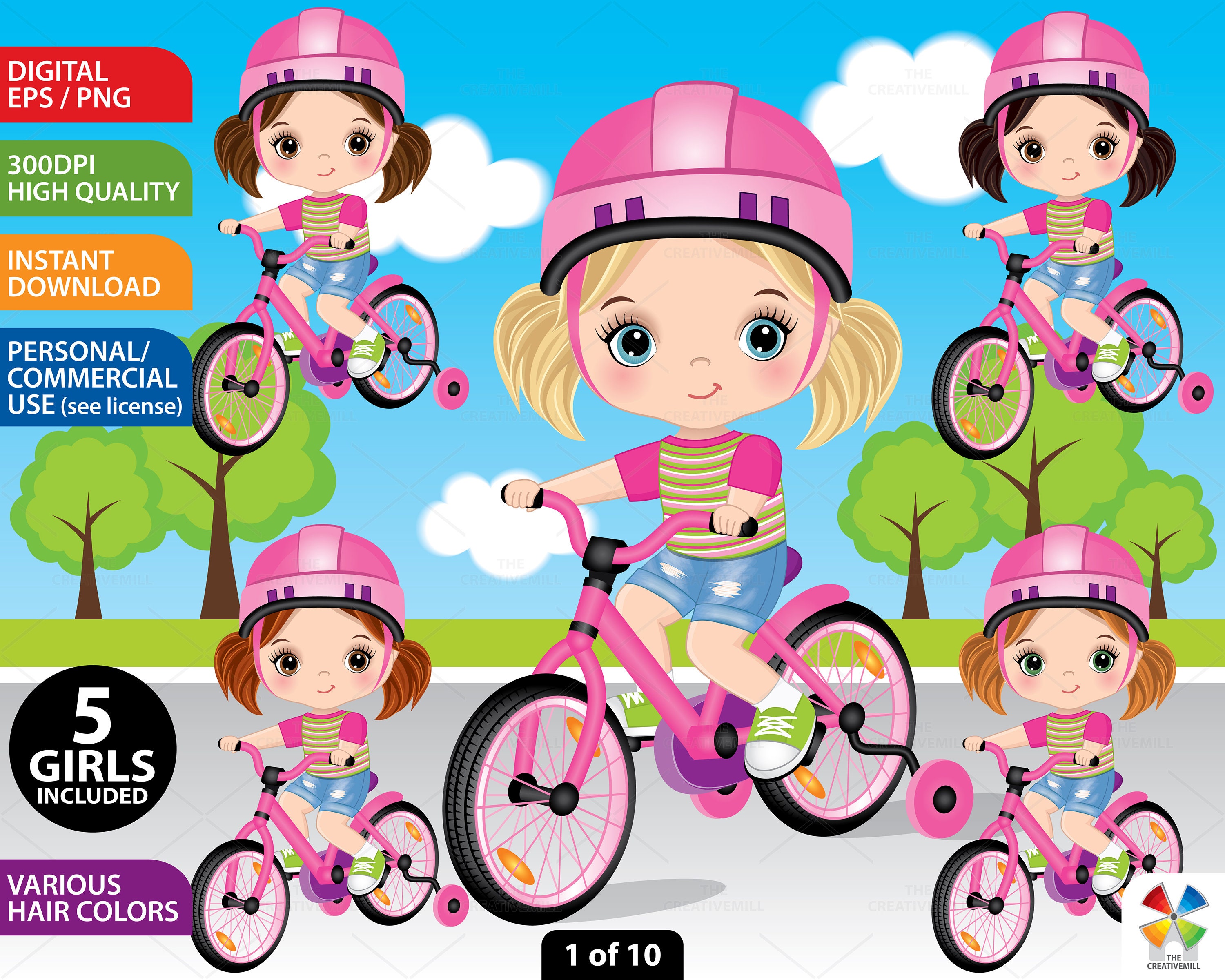 girl-on-bike-clipart