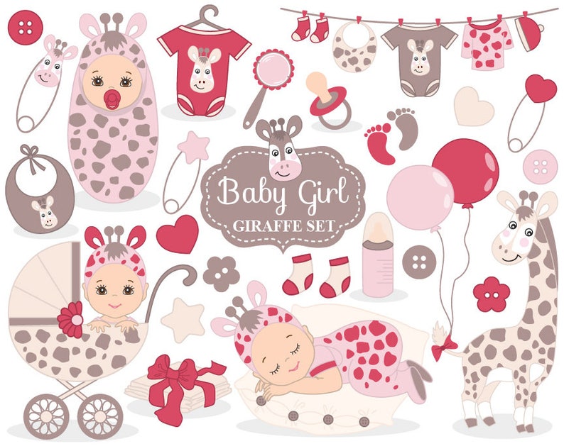 Download Baby Girl Giraffe Clipart Vector Baby Girl Giraffe Clipart ...