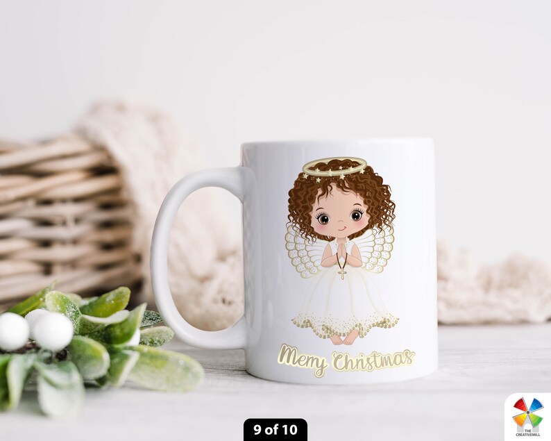 Angel Clipart Vector Natividad Angel Ring Cute Girl Wing - Etsy México