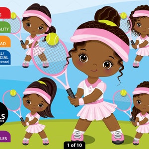 Clipart de garota negra de tênis, tênis vetorial, garota fofa pastel, criança esportiva, personagem, criança PNG, afro-americano, sublimação, clipart de criança