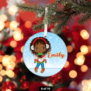 Christmas Girl Clipart Vector Little Girl Doll Character - Etsy