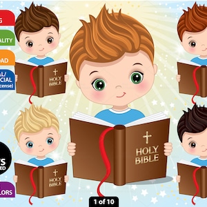 Clipart di studio della Bibbia, Bambino di lettura vettoriale, Bambino che legge la Bibbia, Sacra Bibbia, Bambino, Ragazzo PNG, Personaggio, Bambino, Cristiano, Clip Art religioso