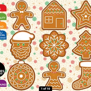 Lebkuchen Clipart, Vektor Kekse, Frohe Weihnachten, Xmas PNG, Süßer Charakter, Winter, Urlaub, Haus, Cookie PNG, Lebkuchenmann Clip Art