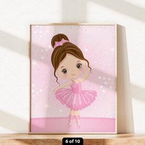 Little Ballerina Clipart Vector Ballerina Ballet Bun Pink - Etsy Canada