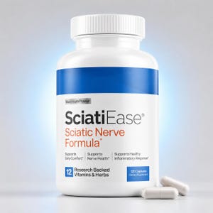 Cápsulas de Suporte Nervoso SciatiEase • Fórmula com PEA e R-ALA • Complexo B • Bem-estar Diário • 120 Cápsulas