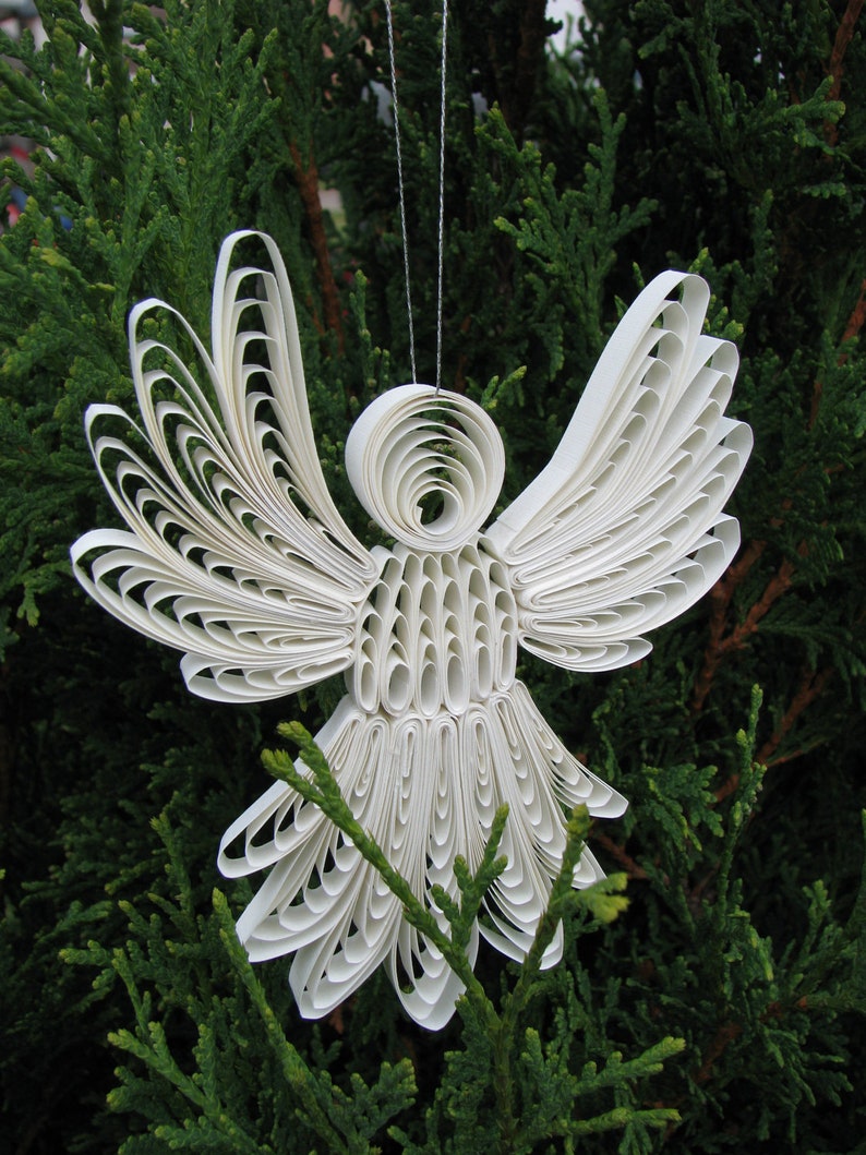 Paper Quilled Christmas Angel image 2