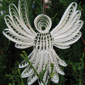 Paper Quilled Christmas Angel image 1