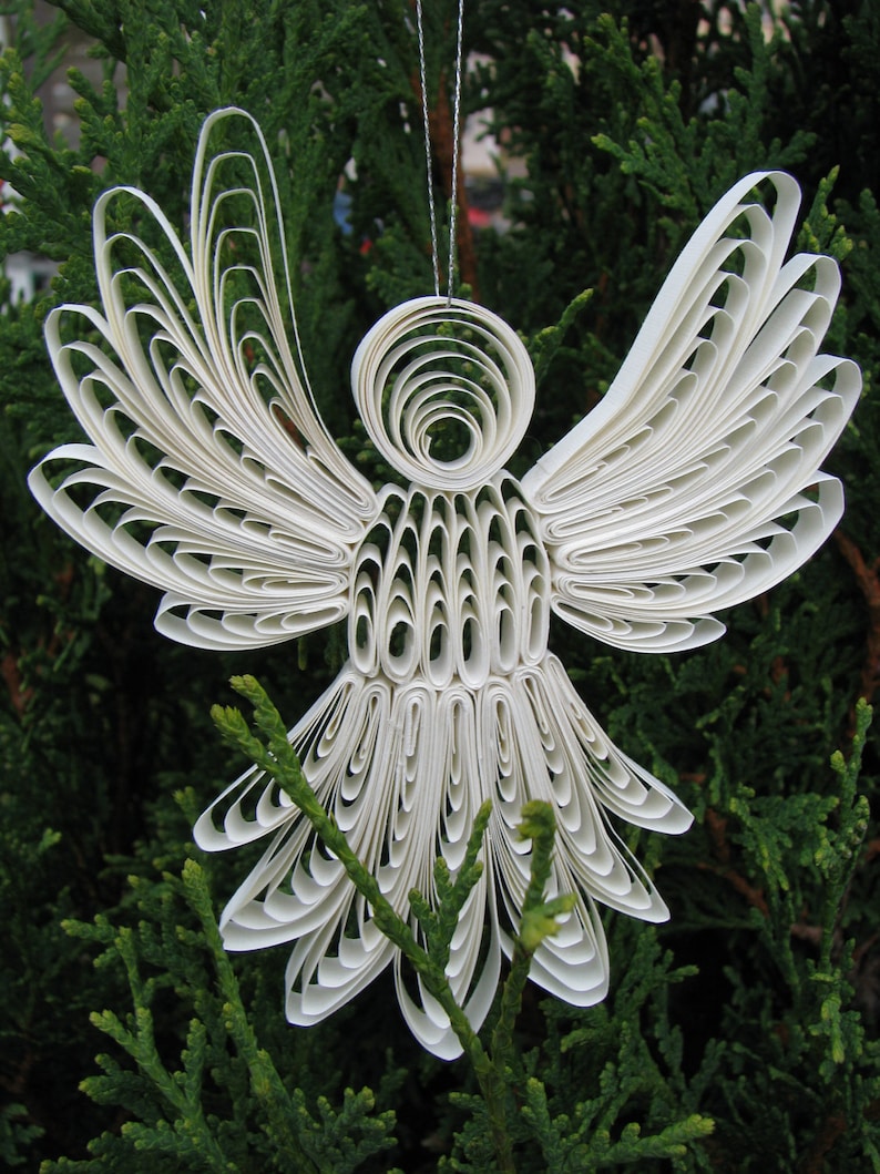 Paper Quilled Christmas Angel image 1