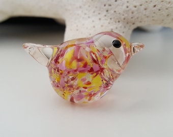 Pippa lampwork focal bird bead