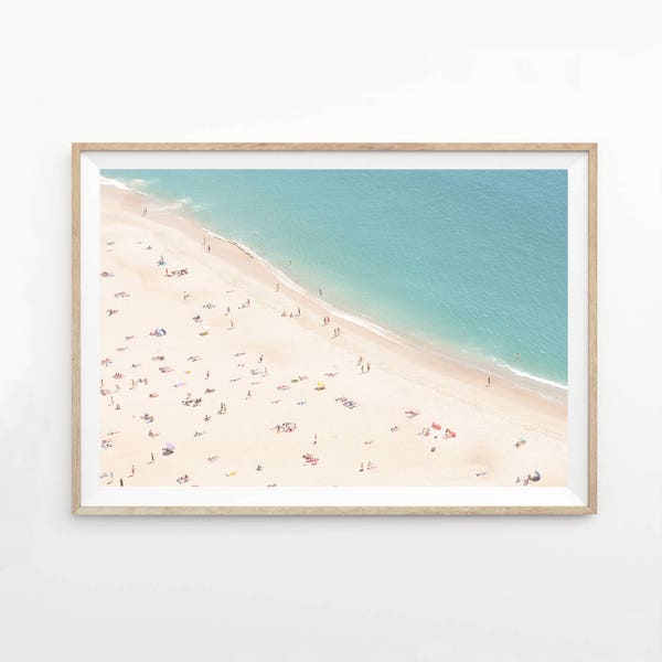Beach Print, Beach Printable , Beach Decor, Aerial Beach Photography, Beach Wall Art Print, Ocean Photography, Aerial Beach Photo Download