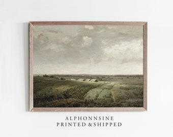 2 Printed and Shipped Vintage Landscape Painting Art Print