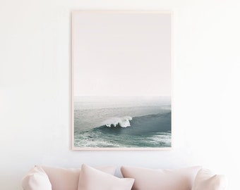 Beach Downloadable Print Beach Printable Wall Art Ocean Poster Wall Art Printable Beach Printable Print Pink Beach Wall Art Beach Decor