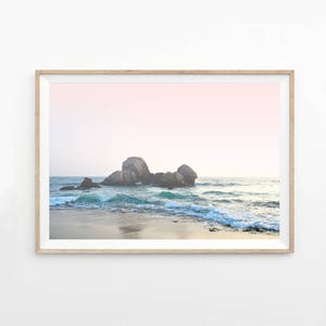 Ocean Wall Art Print Printable Bathroom Ocean Photo Beach - Etsy