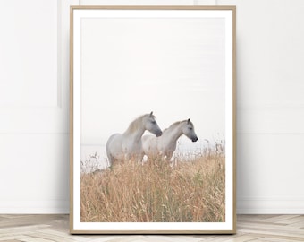 Horse Print, Wall Art Print, Horse Photography Printable Wall Art, Large Poster Download, Horses Animal Photo Digital Download, Horses Print