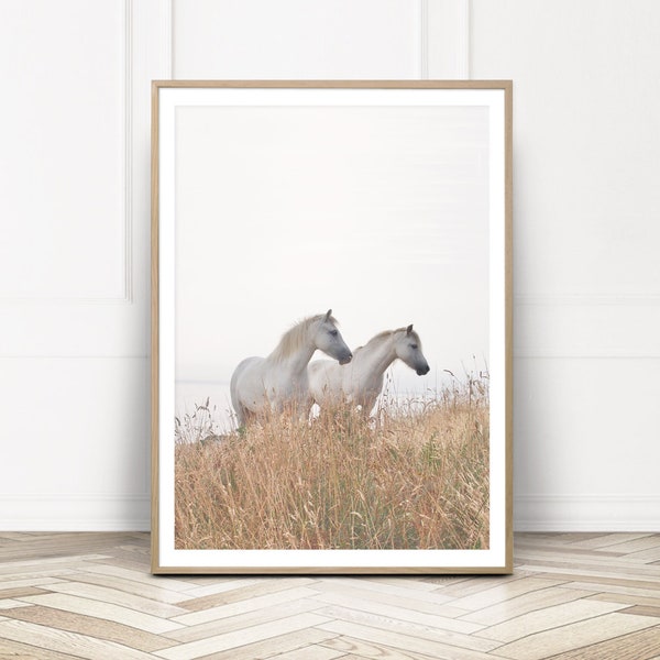 Horse Print, Wall Art Print, Horse Photography Printable Wall Art, Large Poster Download, Horses Animal Photo Digital Download, Horses Print