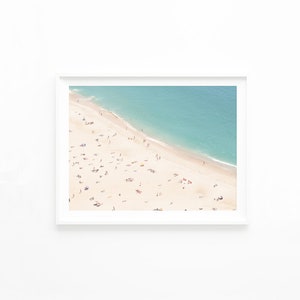 Beach Print, Beach Decor Wall Art, Aerial Beach Print, Beach Dorm Decor, Aerial Beach Photography, Beach Printable Art, Digital Download image 3