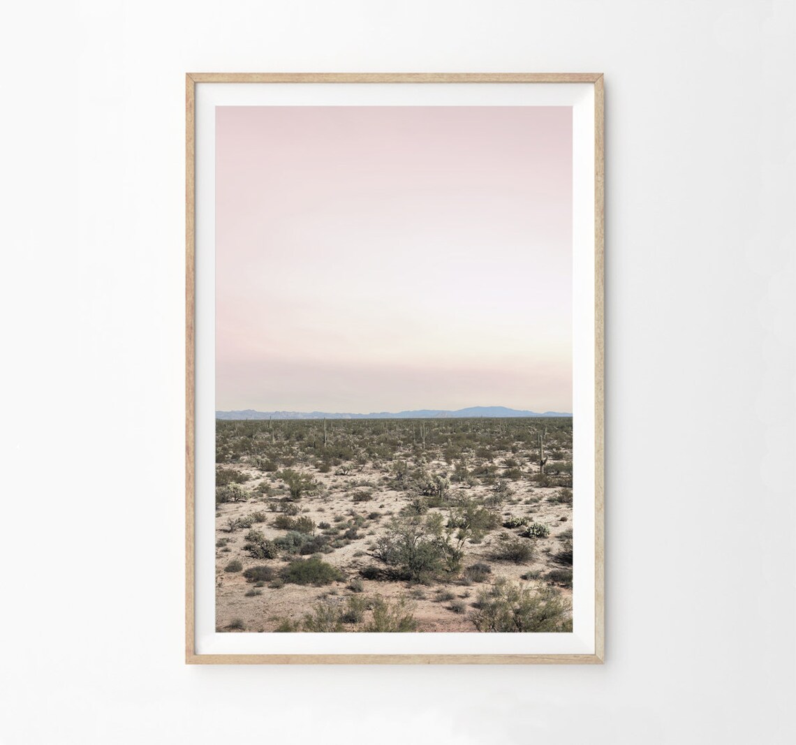 Desert Photography Wall Art Print Desert Print Desert Sunset Etsy
