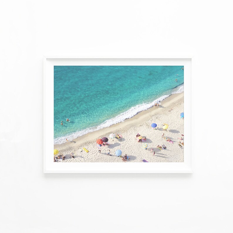 Aerial Beach Photography Aerial Beach Print Horizontal Art Etsy
