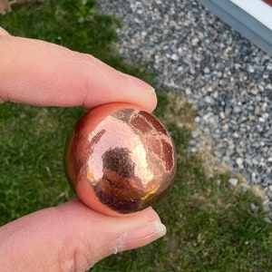 Copper Mini Sphere | sphere | 99.98% copper polished sphere | mineral